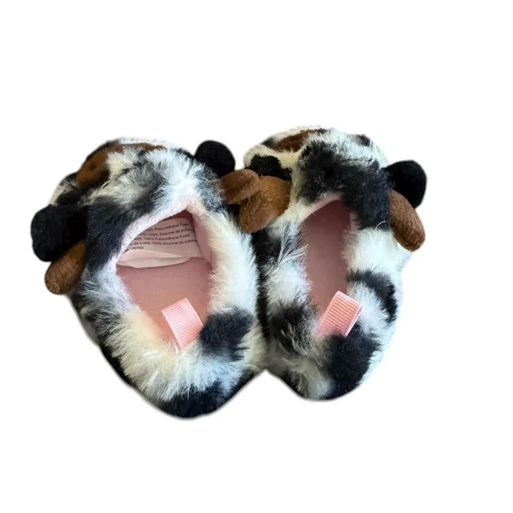 Wonder Nation Cute Cow Slippers Baby‎ Size 3
